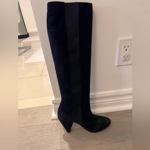 Black surfer Stuart weitzman knee boots size 6